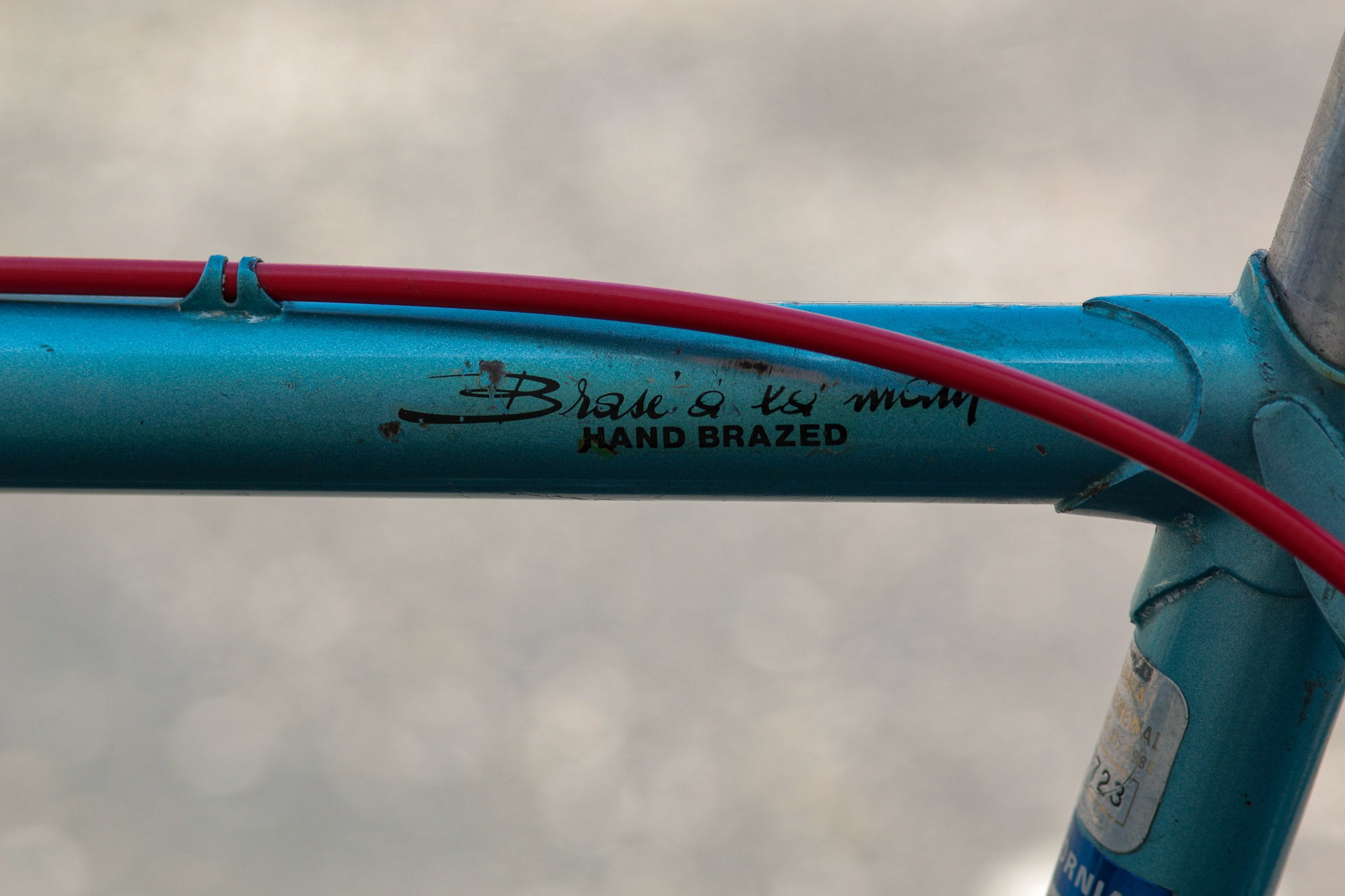 Blue vintage bike deals